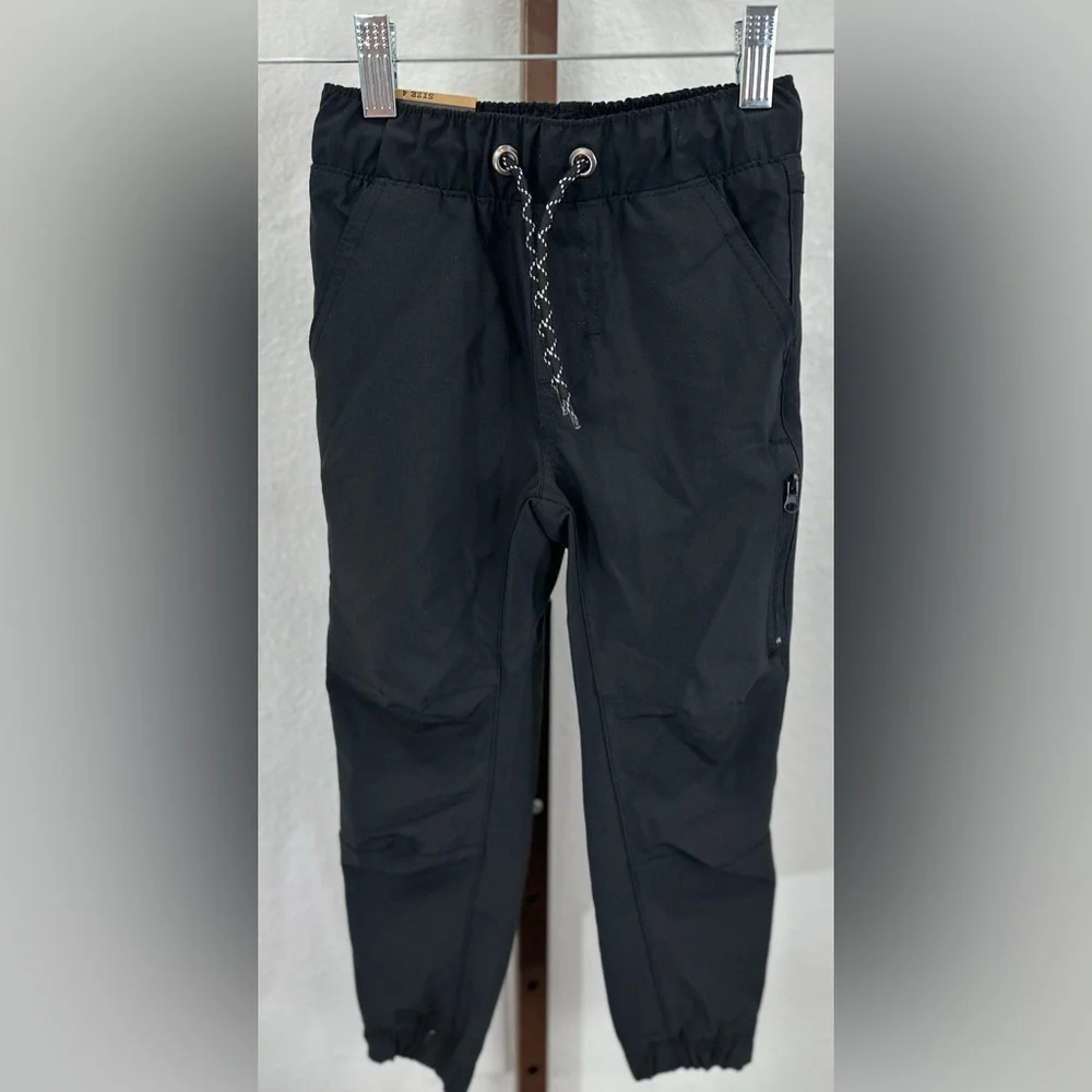 NWT Boy's Weatherproof Vintage Black Pants with Utility Pockets